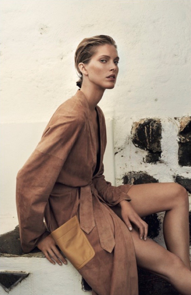 Zoe Ghertner for Hermès, makeup by Saraï Fiszel