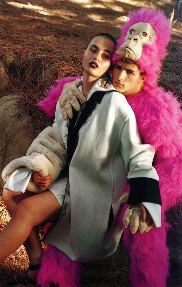 Bruce Weber for Barney's, makeup by Saraï Fiszel